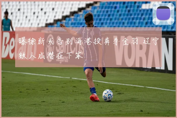 曝徐新或告别海港投奔李金羽 辽宁铁人成潜在下家